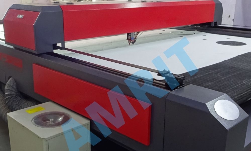 Large Format Laser Cutting with Print Head